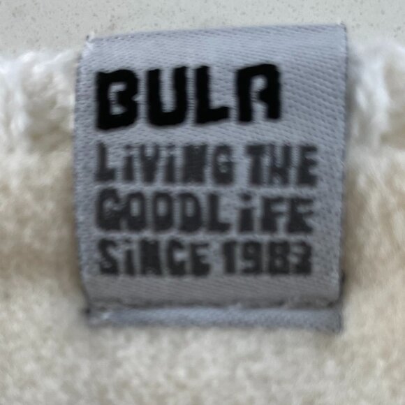 Bula Outdoor Cozy Acrylic Herringbone Print Knit Beanie Toque Grey White Unisex - Picture 4 of 9